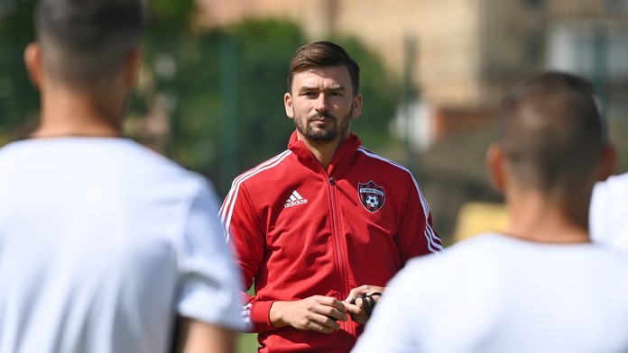 Tréner FC Spartak Trnava Michal Gašparík ml.
