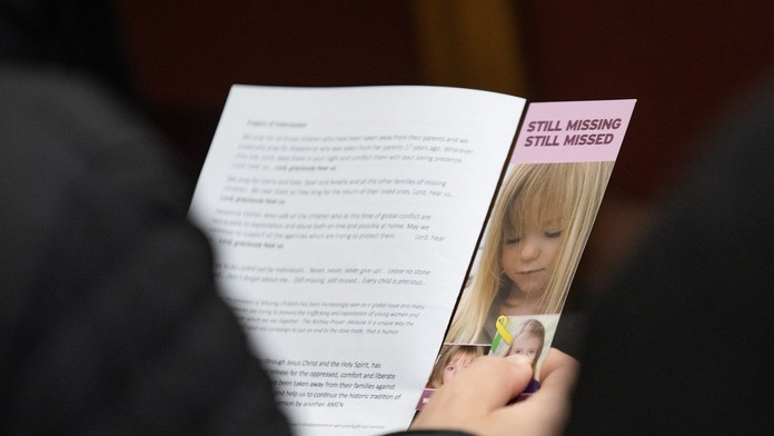 Na snímke nezvestná Maddie McCannová.