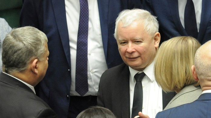 Líder vládnej strany Právo a spravodlivosť (PiS) Jaroslaw Kaczyňski.