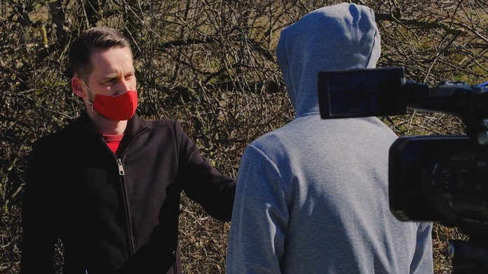 Jeden z respondentov (vpravo).