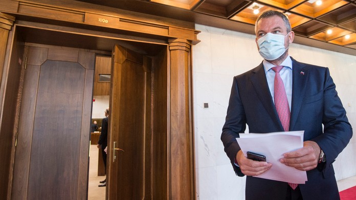 Parlament počas odvolávania Igora Matoviča.