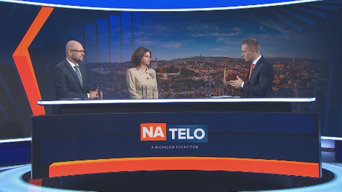 Hosťami Michala Kovačiča boli Richard Sulík a Monika Beňová