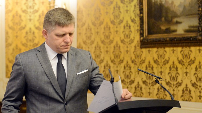Premiér Robert Fico na archívnej snímke.
