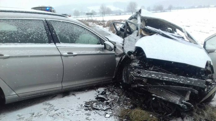 Nehoda medzi Klobušicami a Prejtou.