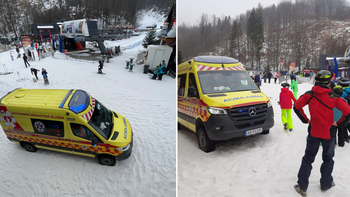 Dramatické chvíle v lyžiarskom stredisku na Kysuciach. Pri lanovke oživovali 45-ročného muža