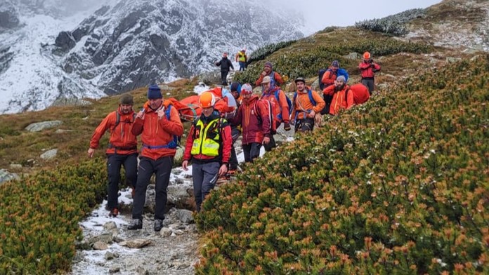 V Západných Tatrách spadol muž približne 300 metrov