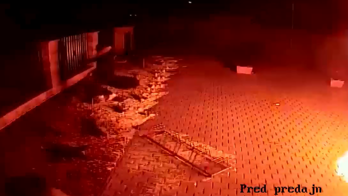 Podpálená pekáreň