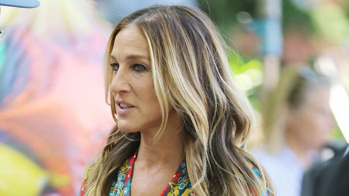 Sarah Jessica Parker na nakrúcaní filmu Divorce