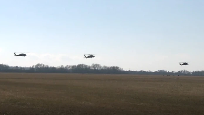 Vrtuľníky NATO.
