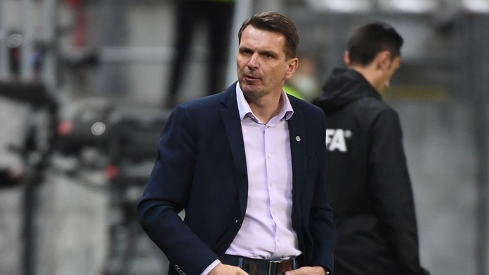 Tréner slovenskej futbalovej reprezentácie Štefan Tarkovič.