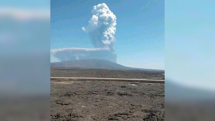 FOTO+VIDEO: Tisíce rokov spiaci vulkán sa prebudil. Popol z výbuchu zahalil nebo nad niekoľkými štátmi
