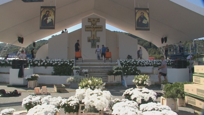 Prípravy na príchod pápeže v Prešove.