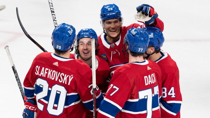 VIDEO: Slafkovského prekliatie sa skončilo. Slovák po dlhej pauze konečne skóroval