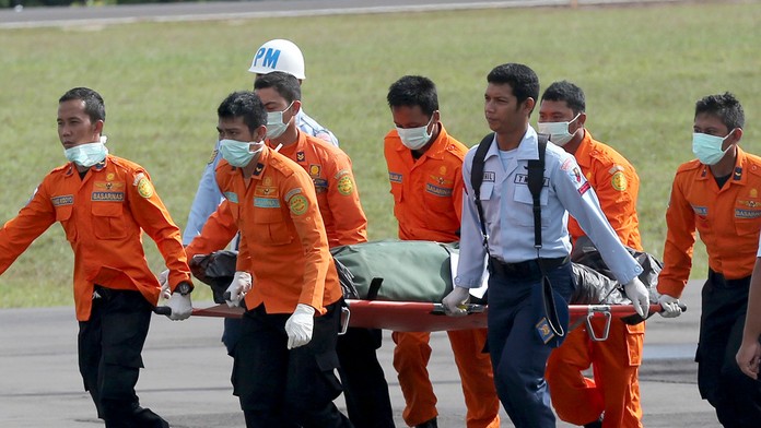 Telá z lietadla AirAsia.