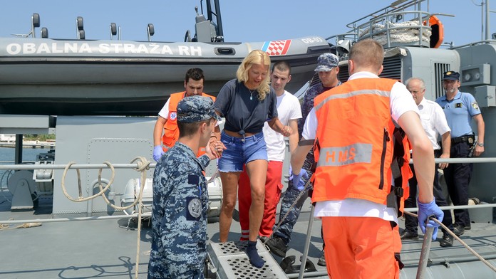 Britka skočila z trajektu pri Chorvátsku