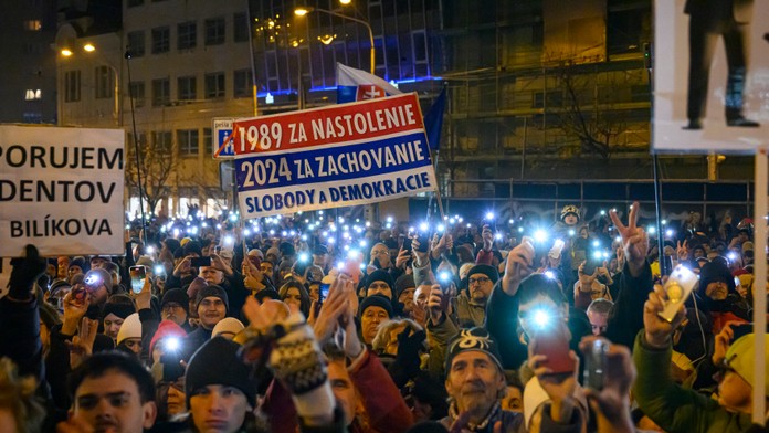 Snímka z minuloročného protestu.