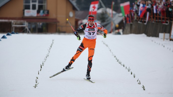 Biatlonista Tomáš Hasilla na archívnej snímke.