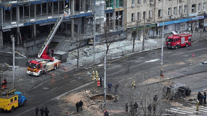 Kyjev po ruskom útoku