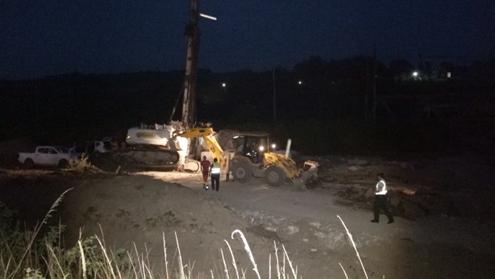 Naklonená vŕtacia súprava.