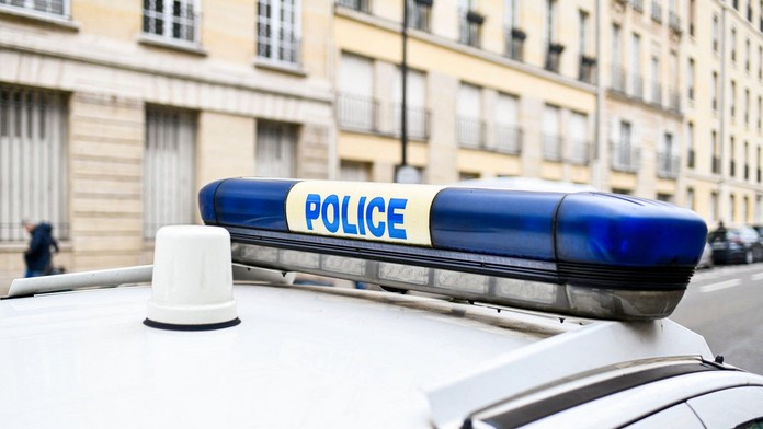 Francúzske policajné auto - ilustračná snímka