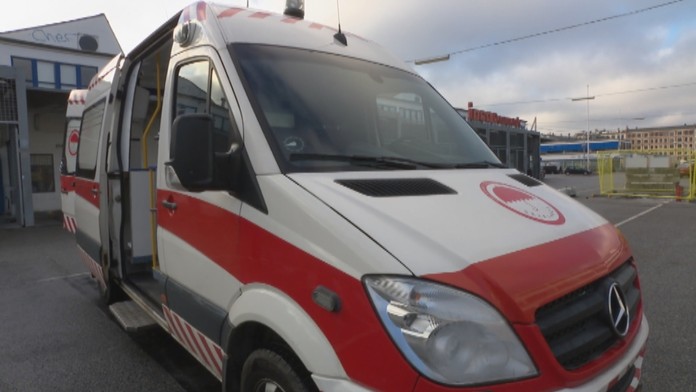 Sex-ambulancia v Kodani.