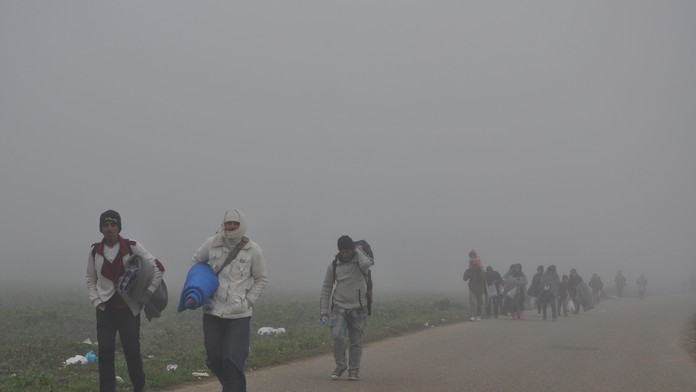 Migranti na srbsko-chorvátskych hraniciach