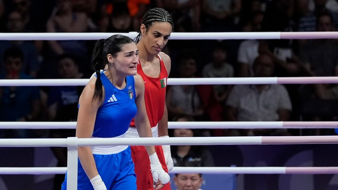 Po zápase medzi Imane Khelifovou a Angelou Cariniovou