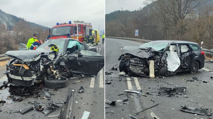 Nehoda neďaleko Ružomberka.