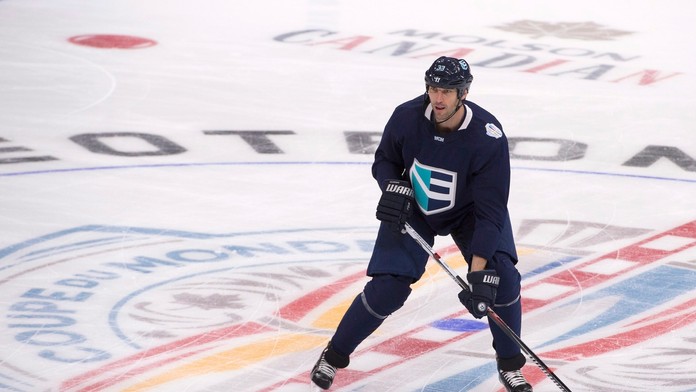 Zdeno Chára v drese tímu Európy