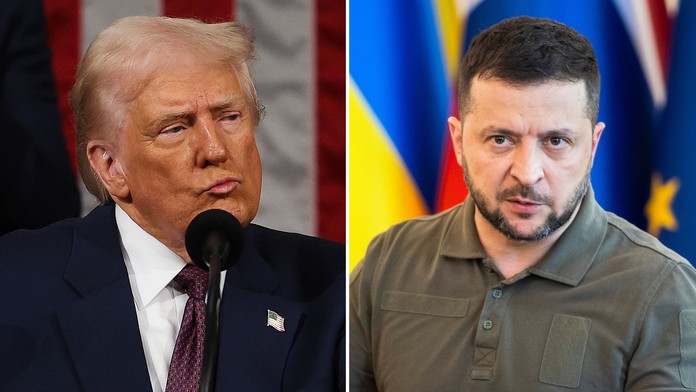 Donald Trump, Volodymyr Zelenskyj