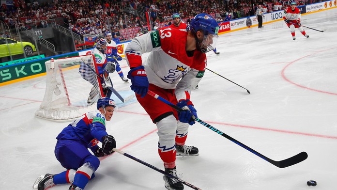 FOTOGALÉRIA: Ako Dávid a Goliáš. Pozrite si najzaujímavejšie snímky zo zápasu Slovákov proti Čechom