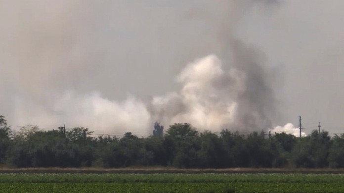 Ukrajina oznámila zasiahnutie ruskej lode na anektovanom Kryme