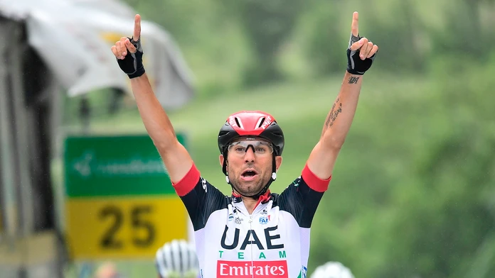 Talian Diego Ulissi sa raduje z triumfu v 5. etape pretekov Okolo Švajčiarska.