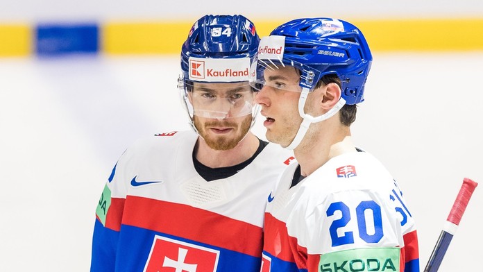 Peter Cehlárik a Juraj Slafkovský