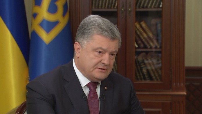 Ukrajinský prezident Petro Porošenko.