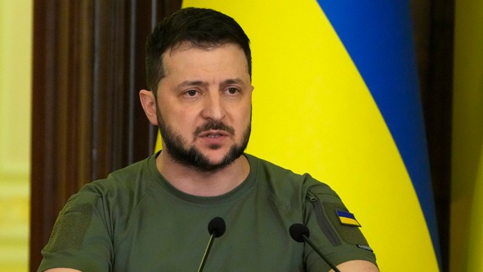 Ukrajinský prezident Volodymyr Zelenskyj.