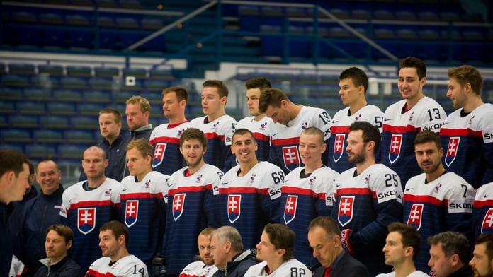 Fotenie slovenských hokejistov
