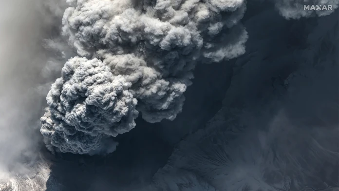 Na Aljaške zrušili lety pre popol z ruskej sopky Šiveluč.