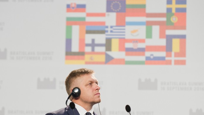 Predseda vlády Robert Fico na samite v Bratislave