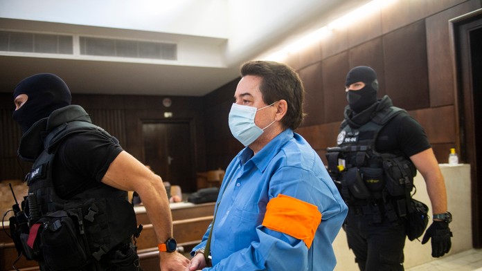 Marian Kočner na pojednávaní k tzv. motákom.