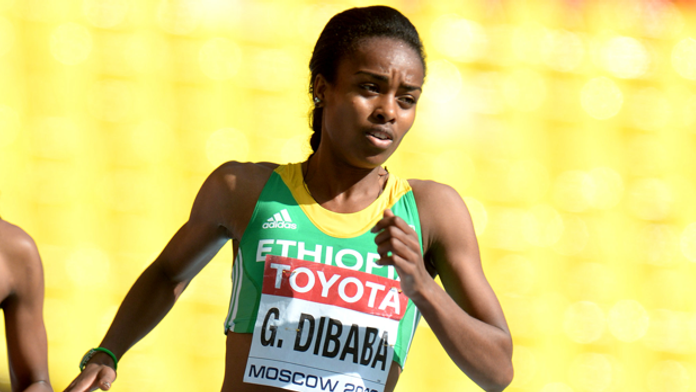 Etiópska vytrvalkyňa Genzebe Dibabová