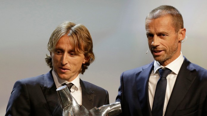Luka Modrič, najlepší hráč roka podľa UEFA