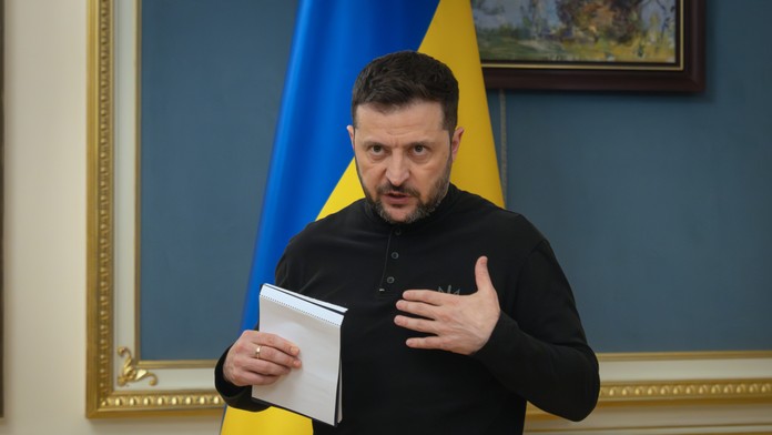 Zelenskyj vyzval USA na sprísnenie sankcií voči Rusku