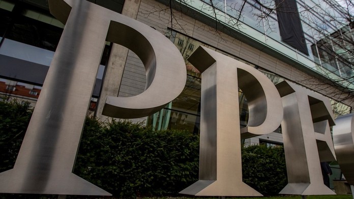 Logo spoločnosti PPF Group - Ilustračná snímka.