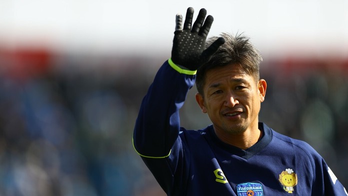 Futbalový veterán Kazujoshi Miura.