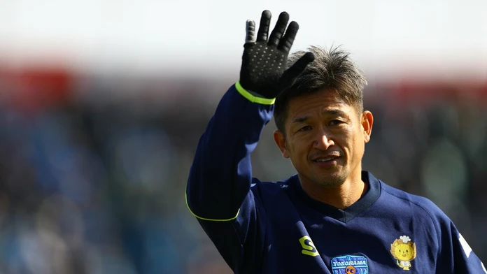 Futbalový veterán Kazujoshi Miura.