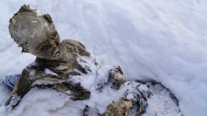 Zamrznutý horolezec