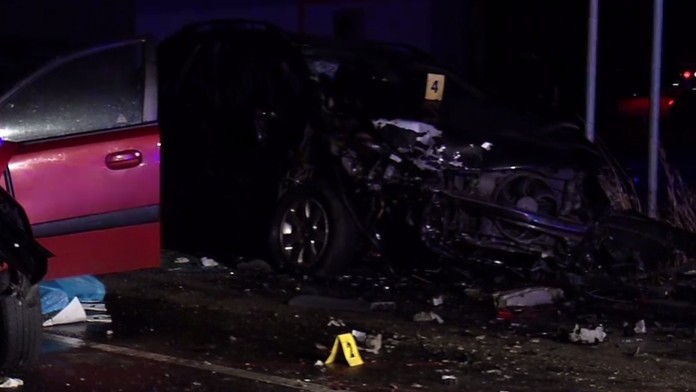 Nehoda pri obci Vrbov.