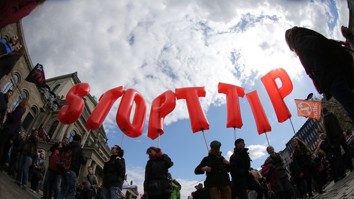 Demonštrácia proti TTIP