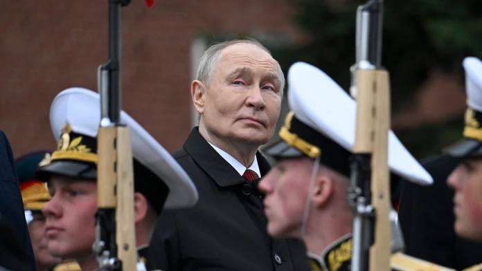 Oslavy Dňa víťazstva v Moskve. Vladimir Putin. 